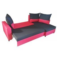 Coltar extensibil ANES 02 DR. Sezut Negru / Brate Rosii